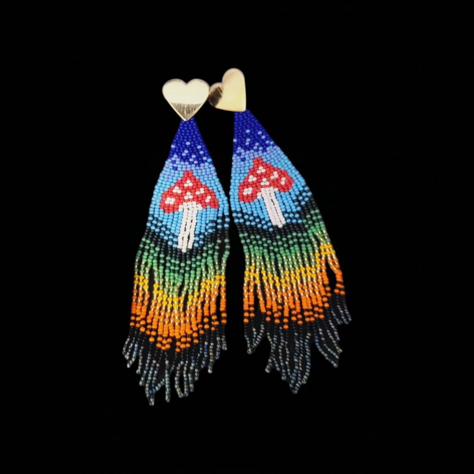 Handmade Mushroom Earrings