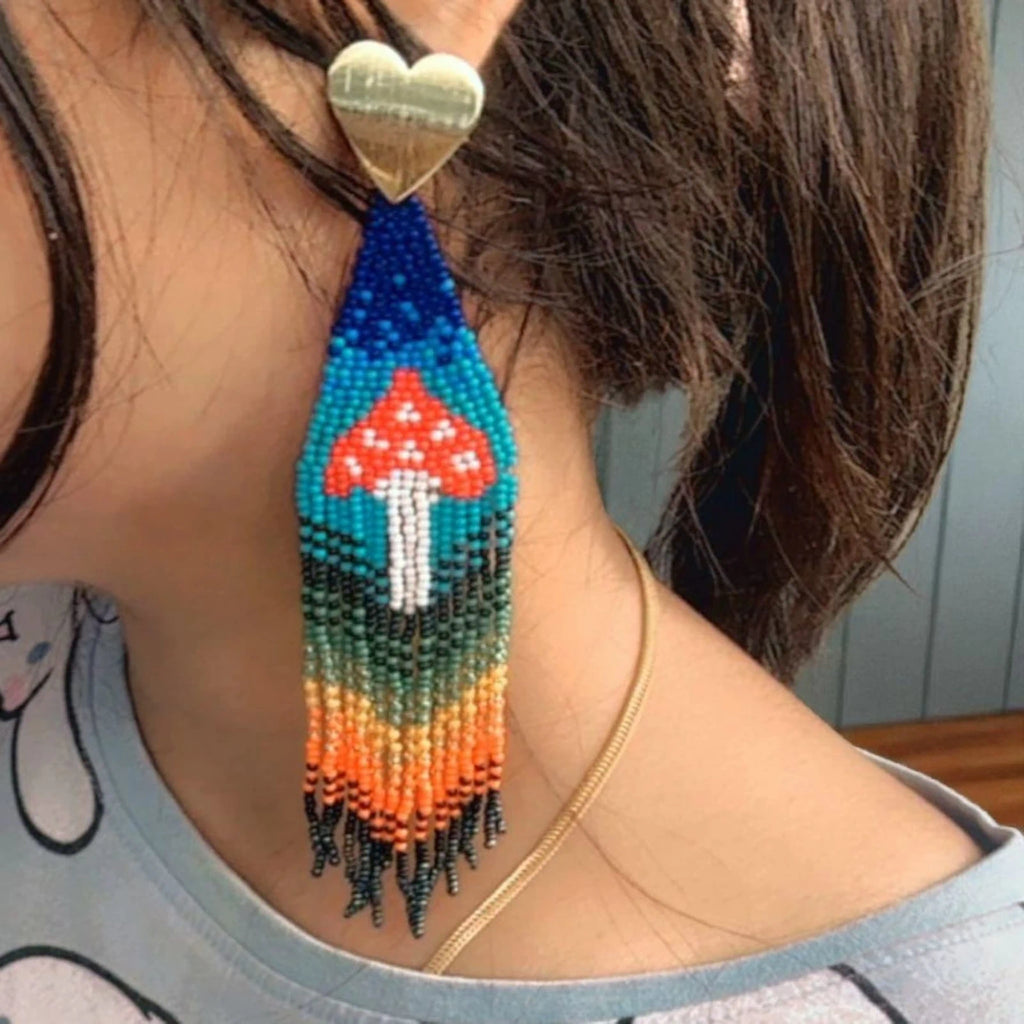 Handmade Mushroom Earrings – view 4
