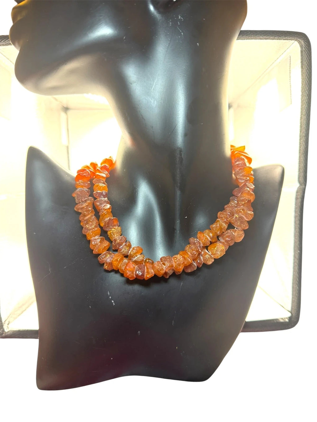 Amber Beaded Necklace – view 2
