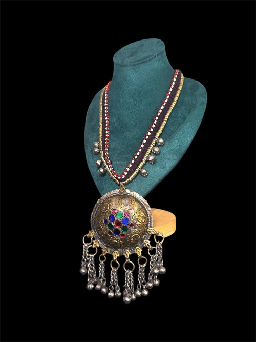Bohemian Tribal Statement Necklace – view 2