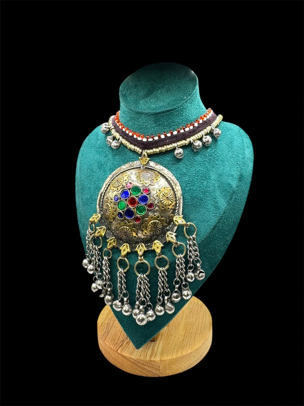 Bohemian Tribal Statement Necklace
