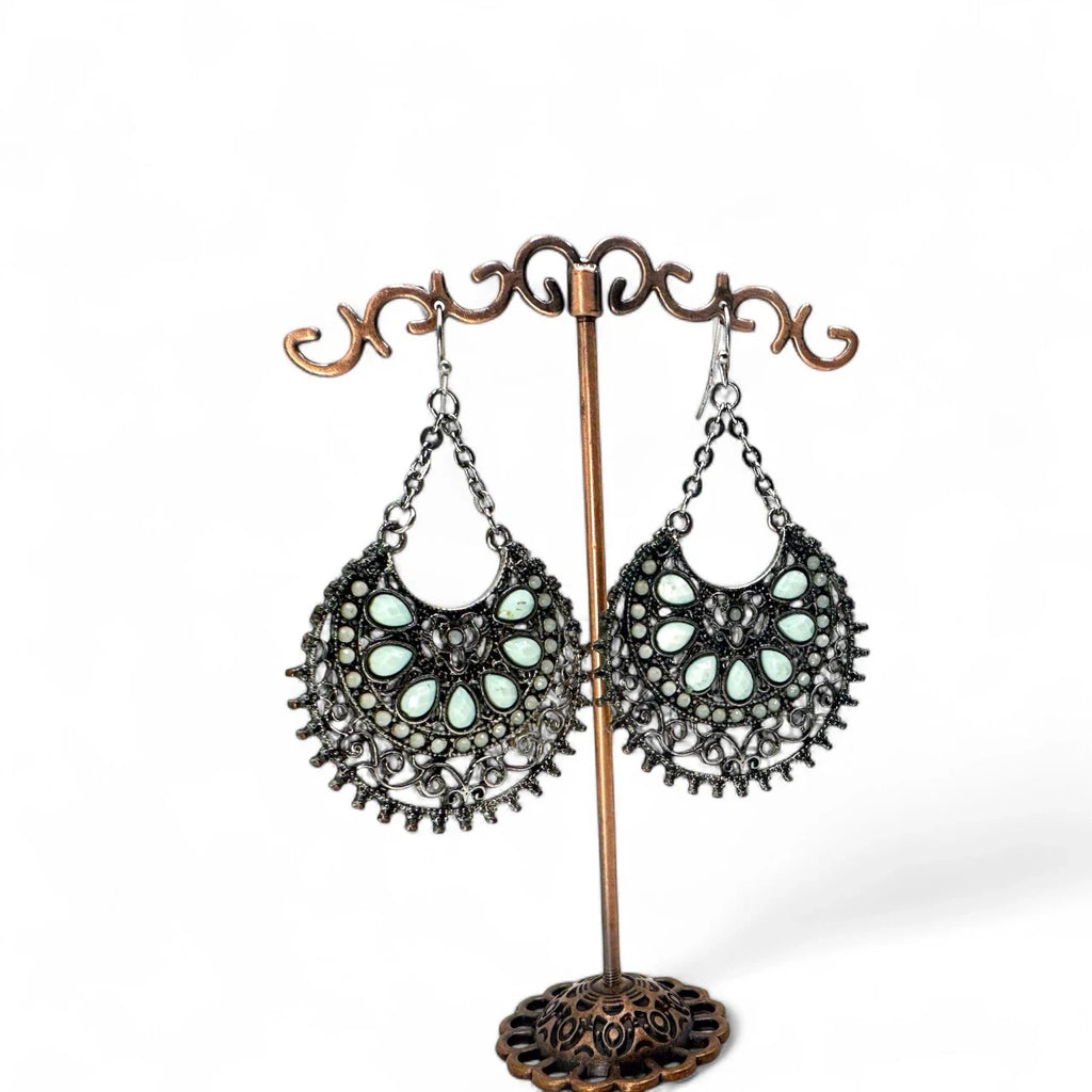 Boho Vintage Filigree Earrings
