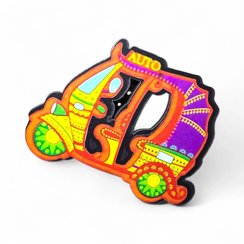 Handmade Auto Rickshaw Magnet -Indian Look – view 2
