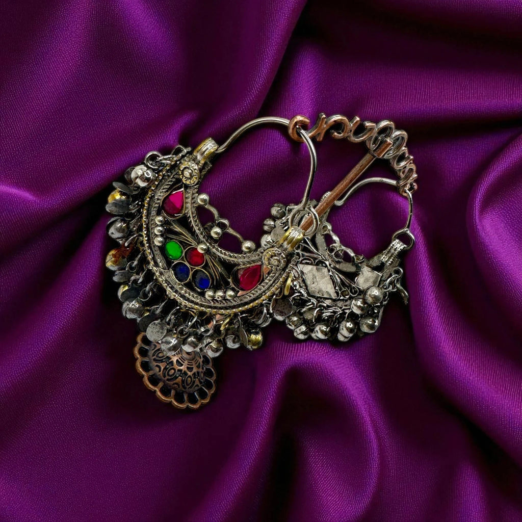 Vintage chandbali earrings -From Afganistan
