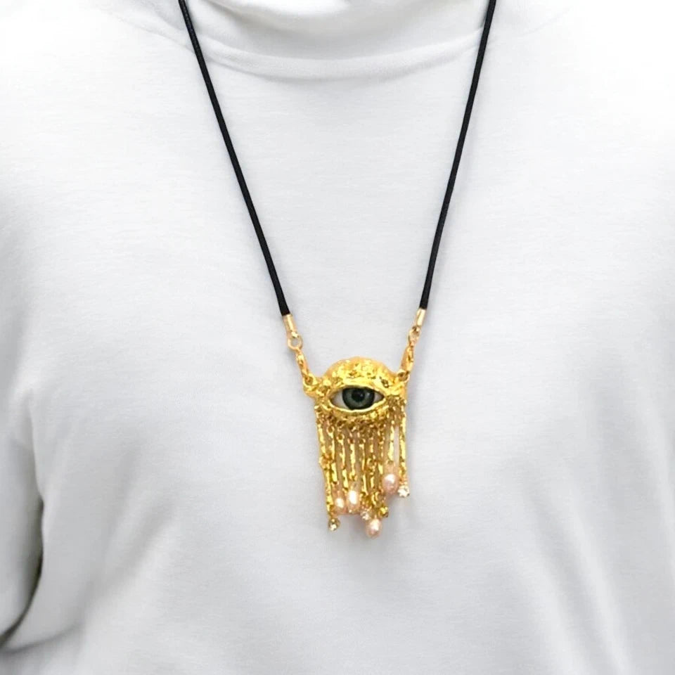 Evil Eye Tears Necklace – view 3