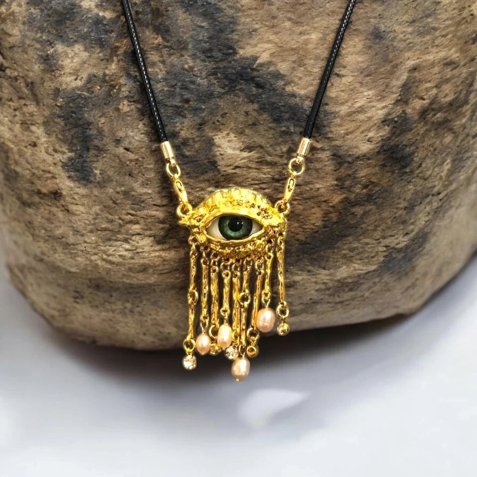 Evil Eye Tears Necklace – view 2