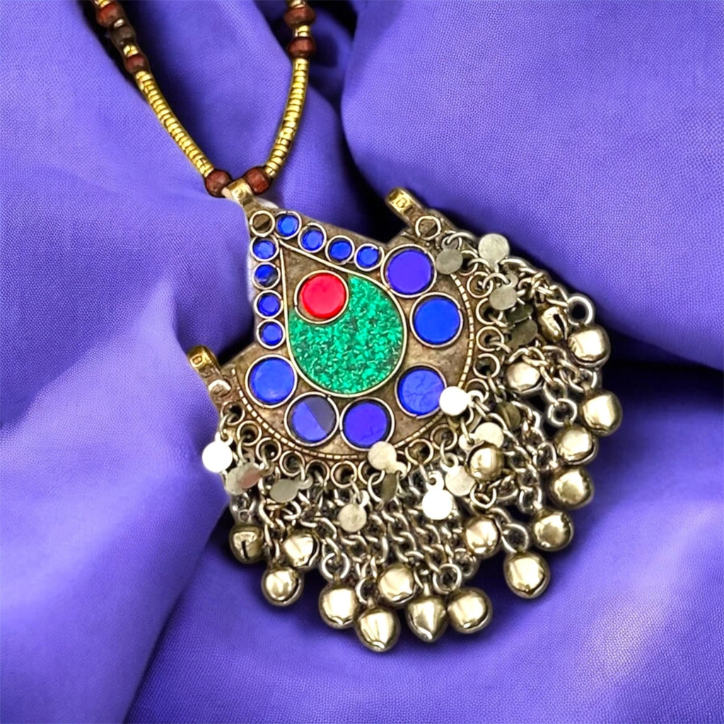 Vintage Afghan Style Pendant Necklace – view 2