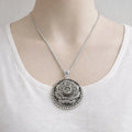 Mandala Om Pendant Necklace
