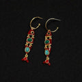 Fish Shape Pattern Earring