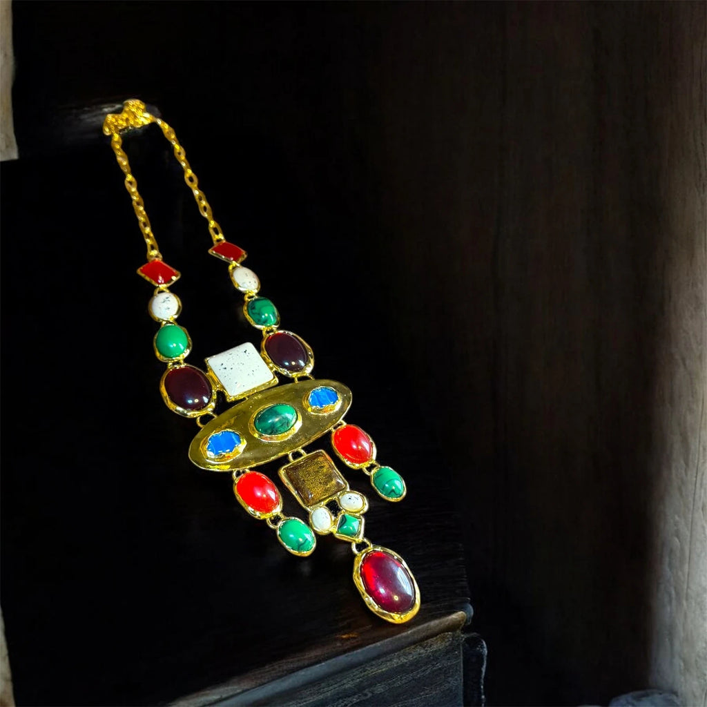 Boho Statement Necklace – view 3