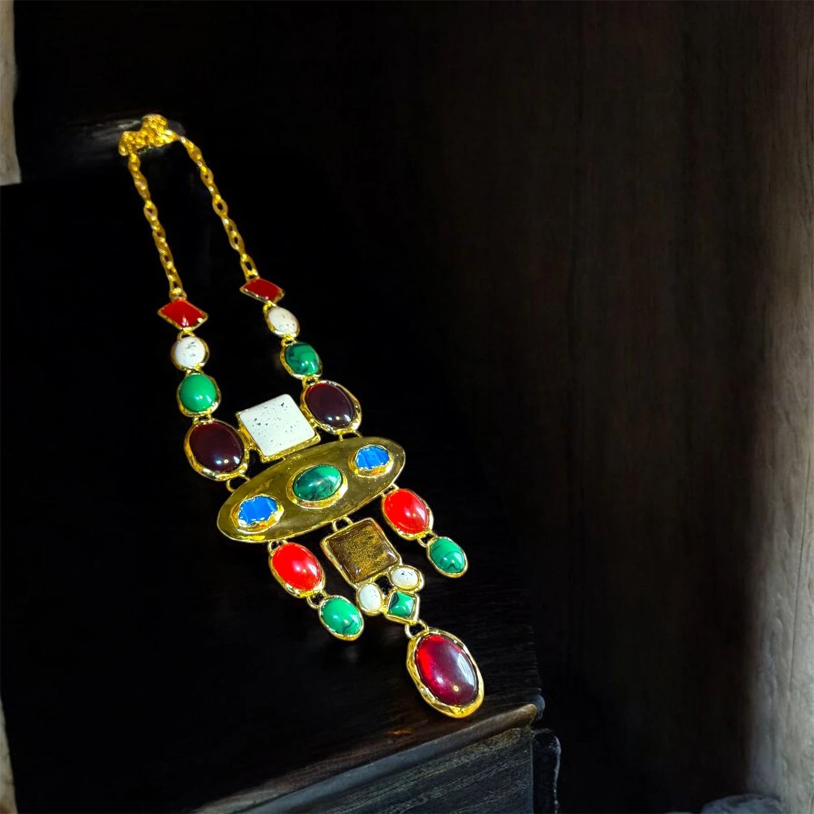 Boho Statement Necklace – view 3