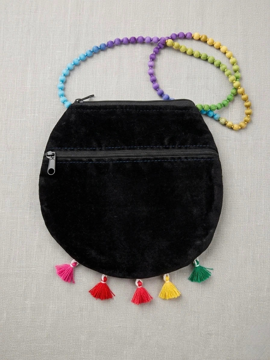 Boho Peacock Embroidered Crossbody Bag – view 2