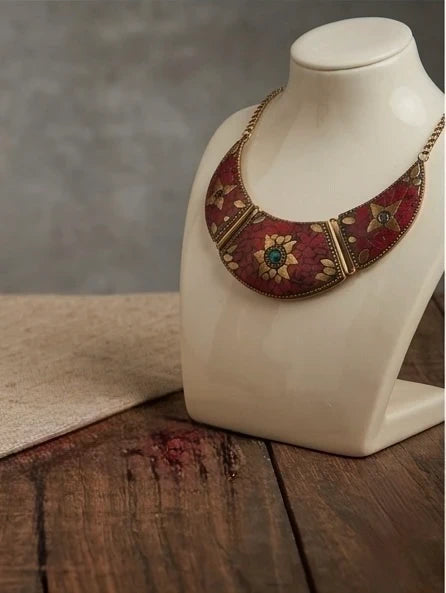 Aztec Sun Mosaic Collar – view 2