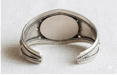 Artisanal Silver Cuff Bracelet - Unisex – view 2