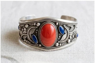 Artisanal Silver Cuff Bracelet - Unisex – view 3