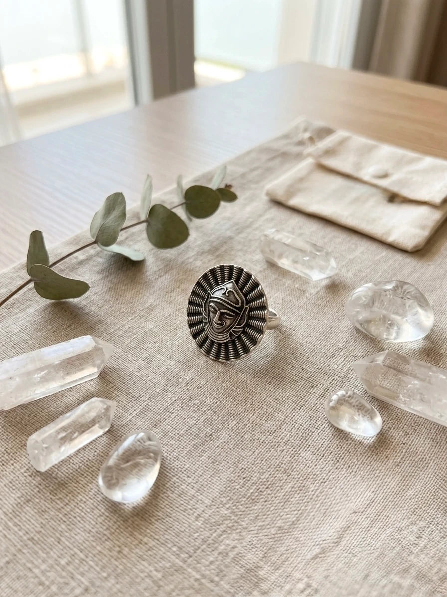 Adjustable Boho Statement Ring – view 4