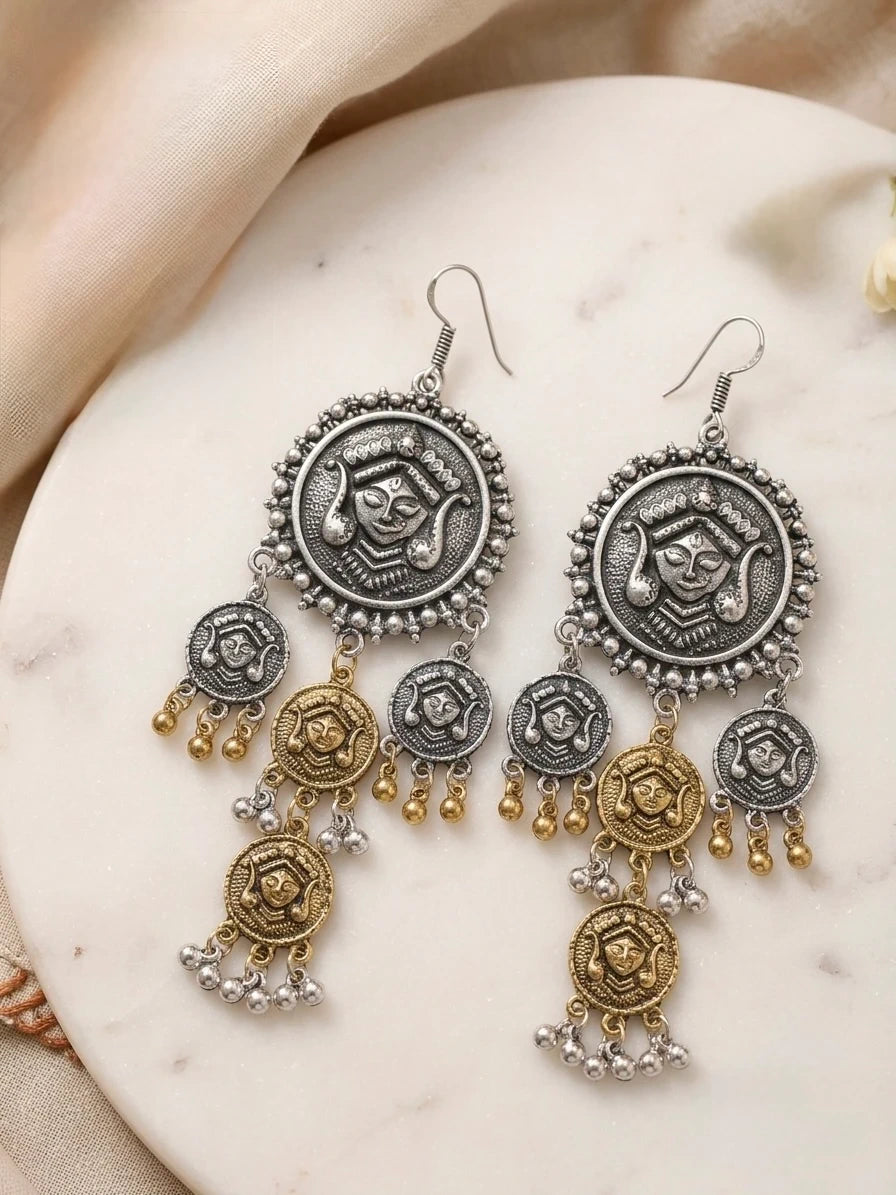 Oversized Boho Statement Earrings