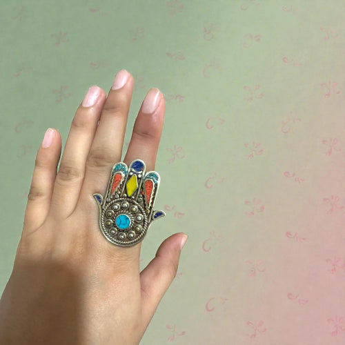 Adjustable Hamsa Hand Statement