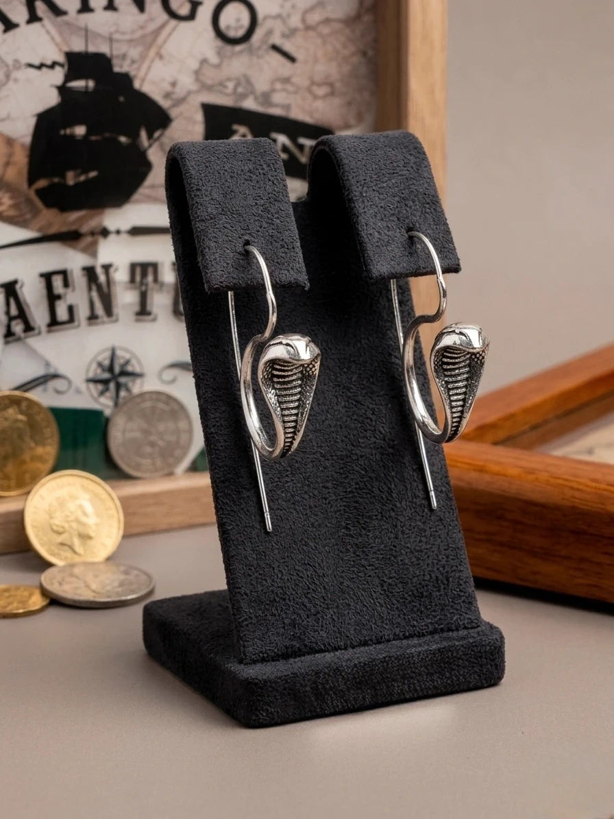 Cobra Hoop Earrings