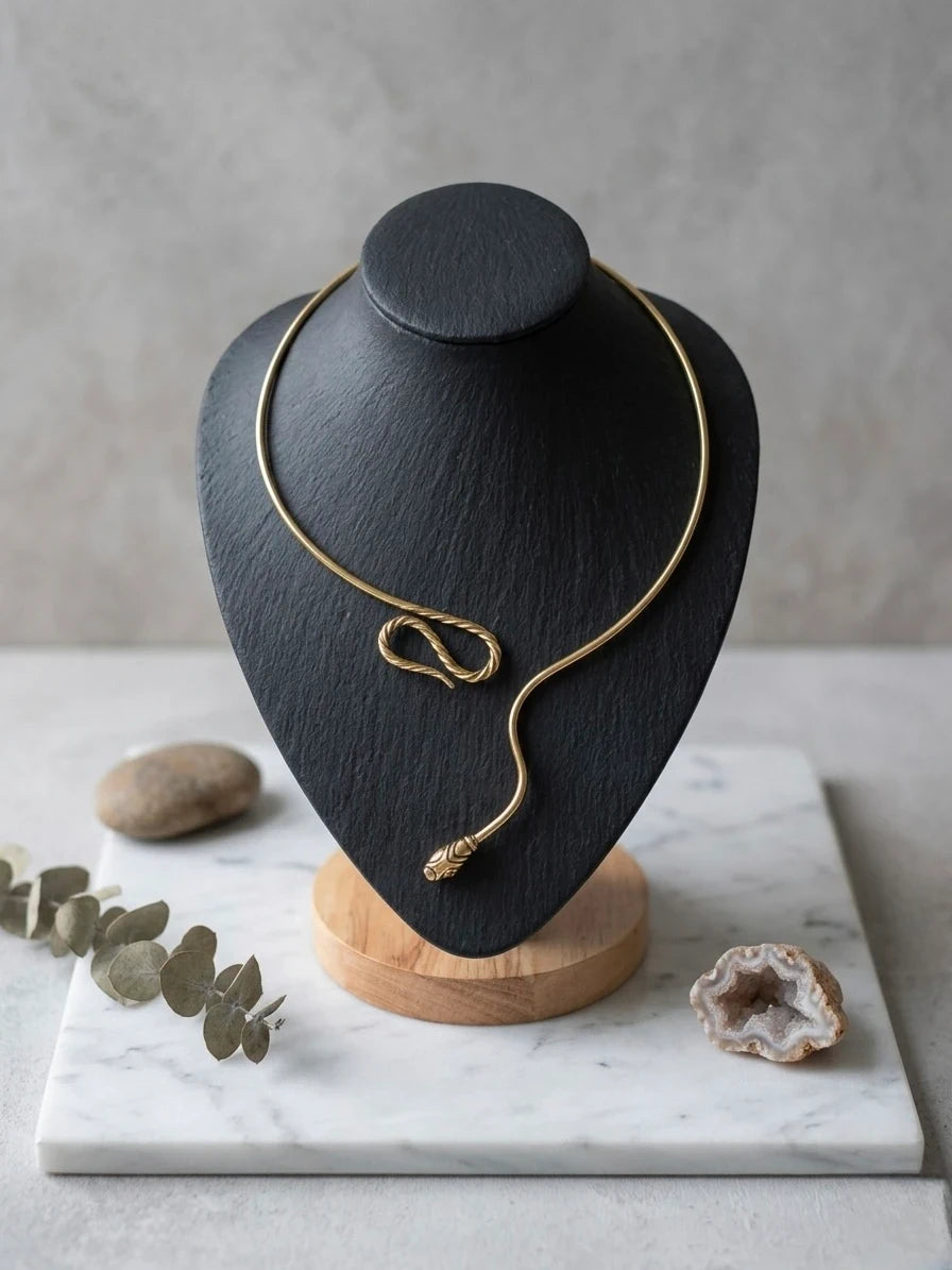 Sleek Modern Statement Necklace